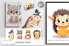 Digital Paper Halloween Animals Product Image 1