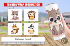 Tumbler Halloween Animals Product Image 1