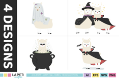 Halloween character graphics collection