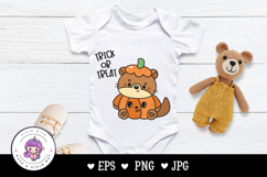 Halloween animal Cute Otters Kawaii cliart Trick or treat Product Image 4