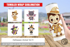Tumbler Halloween Animals Product Image 1