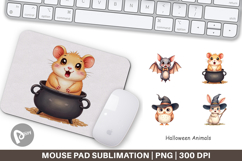 Mouse Pad Halloween Animals Product Image 1