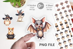 Halloween Animals Sticker Product Image 1