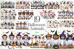 Halloween Animals Sublimation Clipart Product Image 1