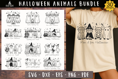 Halloween Animals SVG Bundle Cute Halloween