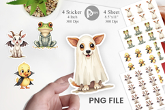 Halloween Animals Sticker Product Image 1