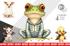 Halloween Animals Clipart Product Image 1