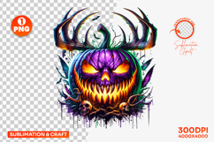 antler pumpkin halloween png, creepy pumpkin clipart, halloween antler sublimation, scary pumpkin illustration, halloween sublimation png, spooky pumpkin with antlers, halloween clipart for cricut, creepy halloween graphics, halloween pumpkin design, hall