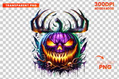 antler pumpkin halloween png, creepy pumpkin clipart, halloween antler sublimation, scary pumpkin illustration, halloween sublimation png, spooky pumpkin with antlers, halloween clipart for cricut, creepy halloween graphics, halloween pumpkin design, hall