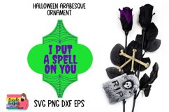 I Put A Spell On You | Halloween Arabesque Ornament Product Image 1