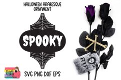 Spooky Web | Halloween Arabesque Ornament S Product Image 1