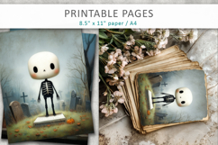 halloween printable pages, illustrations in an oil painting Product Image 5