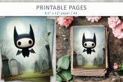 halloween printable pages, halloween scrapbook Product Image 3