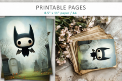 halloween printable pages, halloween scrapbook Product Image 5