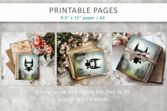 halloween printable pages, halloween scrapbook Product Image 6