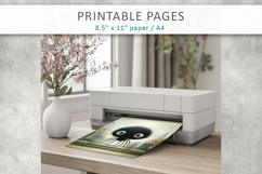 halloween printable pages, oil painting style Product Image 6