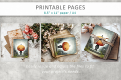 halloween printable pages, textured brush strokes Product Image 7