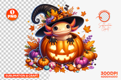 halloween axolotl png, axolotl inside pumpkin clipart, cute halloween sublimation, kawaii axolotl design, spooky axolotl clipart, halloween pumpkin axolotl, whimsical halloween png, axolotl halloween design, autumn axolotl clipart, halloween sublimation p