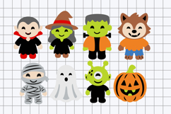 Cute Little Halloween Elements 3D SVG Product Image 2