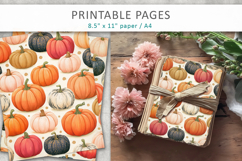 Halloween Junk Journal Backgrounds, Scrapbook Paper Product Image 4