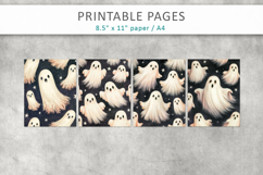 Halloween Junk Journal Backgrounds, halloween paper Product Image 2