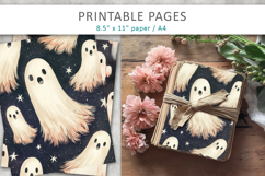 Halloween Junk Journal Backgrounds, halloween paper Product Image 3