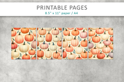 Halloween Junk Journal Backgrounds, halloween craft paper Product Image 2