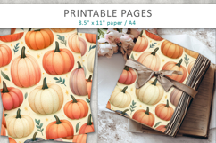 Halloween Junk Journal Backgrounds, halloween craft paper Product Image 4