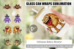 Glass Can Monster Halloween Bakery Product Image 1