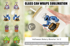 Glass Can Monster Halloween Bakery Product Image 1