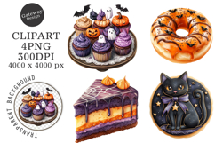 Halloween Bakery Spooky Treats Png Product Image 1