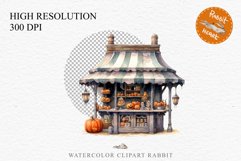 watercolor halloween bakery stand, spooky clipart, sublimation nursery, Creepy Witch art, storefront Halloween Bakery Stand Storefront Clipart PNG Scrapbooking Fairy Tale Art Image Watercolor Transparent Print illustration sublimation creepy printable