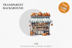 Halloween Bakery Stand Storefront Clipart PNG Scrapbooking Fairy Tale Art Image Watercolor Transparent Print illustration sublimation creepy printable digital watercolor halloween bakery stand, spooky clipart, sublimation nursery, Creepy Witch art, storef