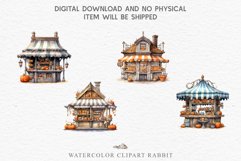 watercolor halloween bakery stand, spooky clipart, sublimation nursery, Creepy Witch art, storefront Halloween Bakery Stand Storefront Clipart PNG Scrapbooking Fairy Tale Art Image Watercolor Transparent Print illustration sublimation creepy printable