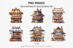 watercolor halloween bakery stand, spooky clipart, sublimation nursery, Creepy Witch art, storefront Halloween Bakery Stand Storefront Clipart PNG Scrapbooking Fairy Tale Art Image Watercolor Transparent Print illustration sublimation creepy printable