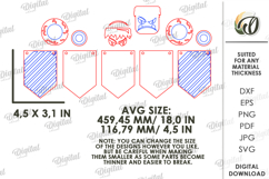 Halloween Banner Laser Cut. Halloween Wall Decor SVG Product Image 2