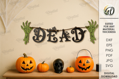 Halloween Banners Bundle Laser Cut. Halloween Wall Decor SVG Product Image 8