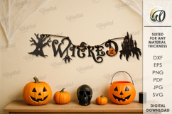 Halloween Banners Bundle Laser Cut. Halloween Wall Decor SVG Product Image 10