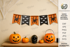 Halloween Banners Bundle Laser Cut. Halloween Wall Decor SVG Product Image 11
