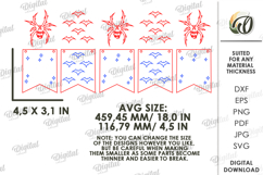Halloween Banner Laser Cut. Halloween Wall Decor SVG Product Image 2