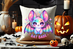 halloween bat babe png, cute bat halloween clipart, kawaii bat sublimation design, halloween bat printable, bat babe halloween art, spooky cute bat illustration, halloween bat décor png, bat with text halloween design, bat sublimation clipart, halloween t