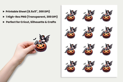 Halloween Sticker, Bat Sticker, Pumpkin Sticker, Pinup Bat PNG, Retro Halloween Bat, Halloween PNG, Spooky Sticker Design, Vintage Halloween Sticker, Printable Halloween Stickers, Cricut Halloween Design