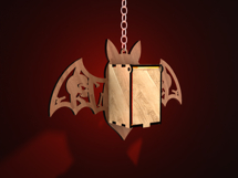 Halloween Bat Candle Holder - Lantern Laser Cut Template Product Image 10