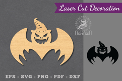 Halloween Bat Laser Cut Decoration Product Image 1