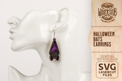 Halloween Earrings SVG, Earrings SVG, Halloween SVG Product Image 4