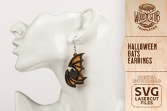 Halloween Earrings SVG, Earrings SVG, Halloween SVG Product Image 7