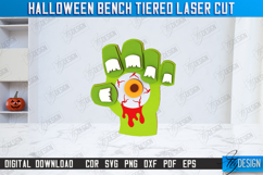 Halloween Element Laser Cut | Seasonal Decor | Hand with Eye Product Image 1