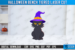 Halloween Element Laser Cut| Seasonal Decor | Black Cat |CNC Product Image 1