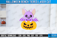 Halloween Element Laser Cut| Seasonal Decor |Pumpkin and Bat Product Image 1