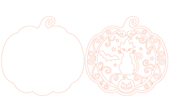 Halloween Black Cat Laser Cut SVG Design Product Image 3